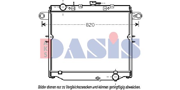 AKS DASIS radiatorius, variklio aušinimas 210216N